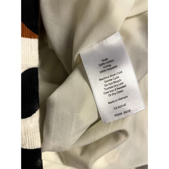 TALBOTS Ecru,Tan Abstract Animal Print Pencil Skirt - Picture 7 of 7